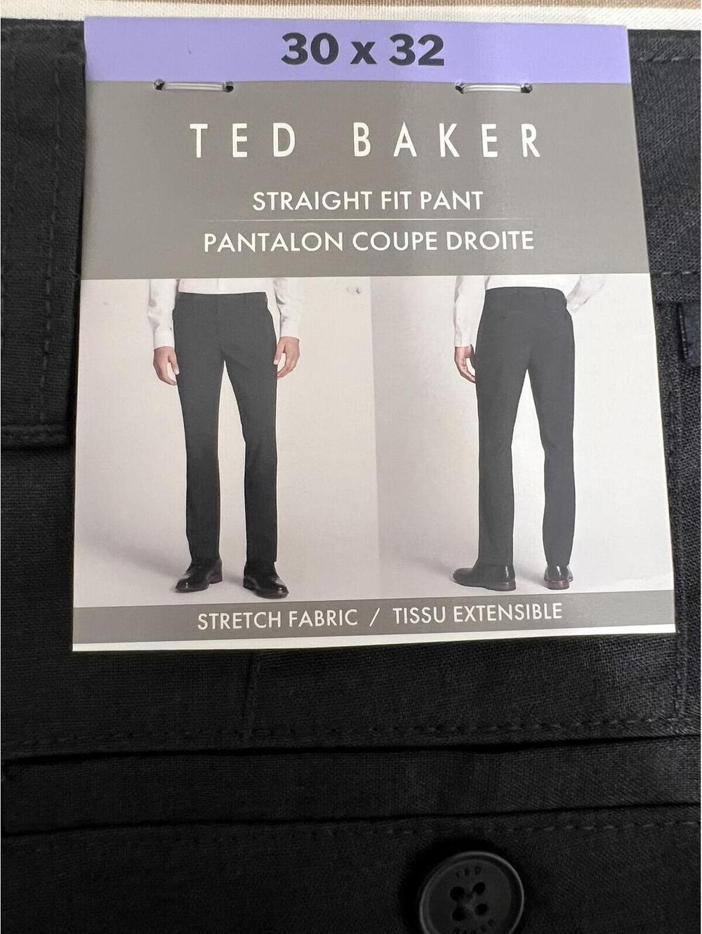 NWT Ted Baker Men's Straight Fit Dress Pants 30x32